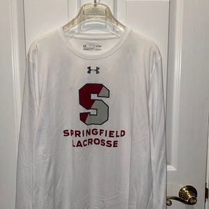 Springfield College Lacrosse UA locker tee